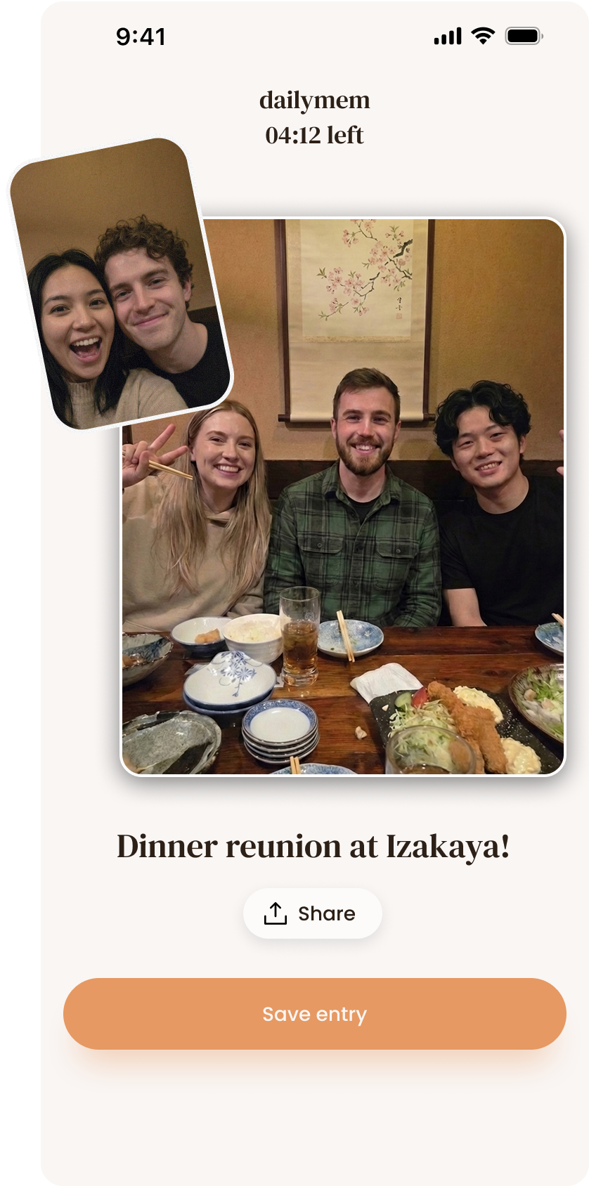 Dual camera capture with reflection journaling