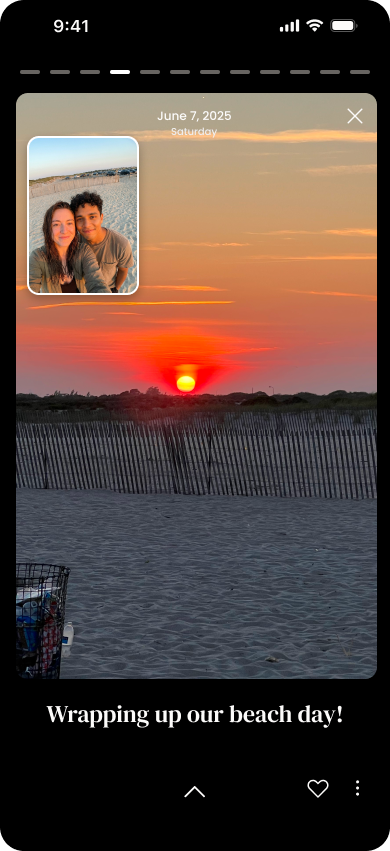 Memory gallery showcasing your collection of moments